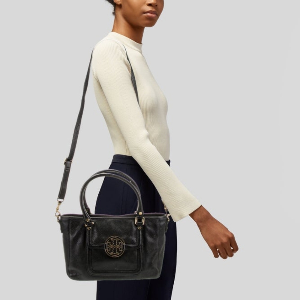 Tory Burch Amanda Leather Satchel - Picture 12 of 12